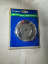 Wickes Ceiling Rose Polished Chrome Effect