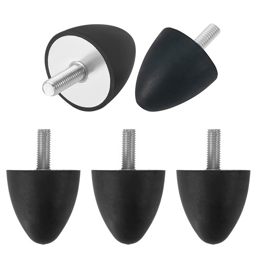 Conical buffer rubber mount - conical,
