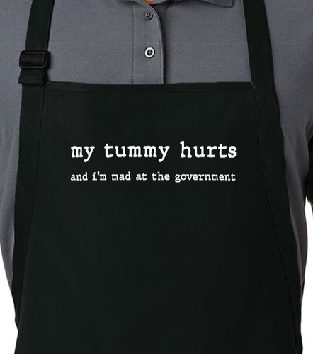 Political humor apron full - political,