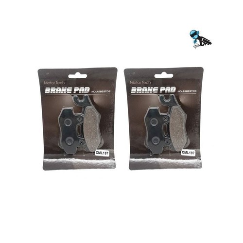 Front rear brake - rear, pads