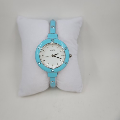 Diamonique bezel set blue - bezel,