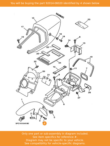 Yamaha bolt button head - bolt,,