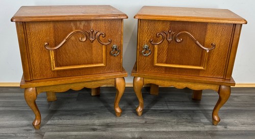 Pair bedside tables - of,