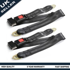 2x 2 Point Bus Car Seat Belt