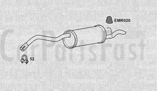 Exfd6144 exhaust rear - exfd6144,