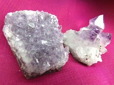 Pair of Mini Amethyst Druze /