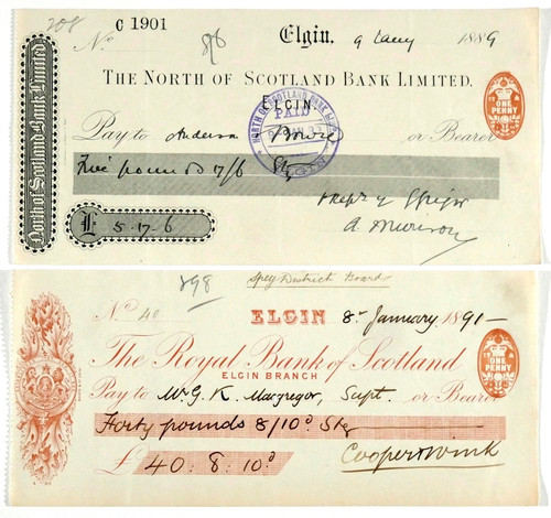Elgin north scotland bank - scotland,