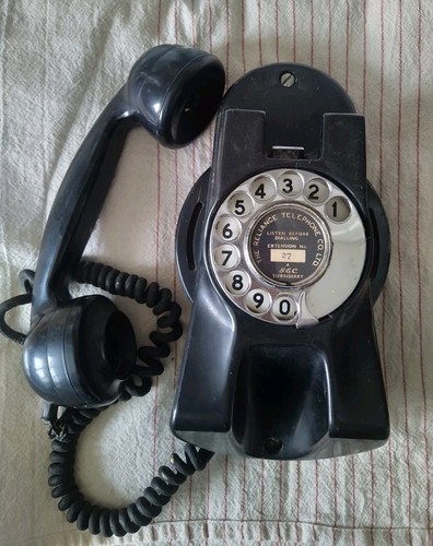 Muraphone black bakelite gec - black,