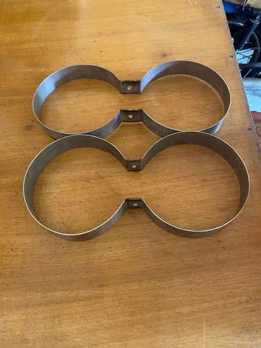 Stainless steel cylinder twin - steel,