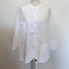 East Pin Tuck Shirt Size