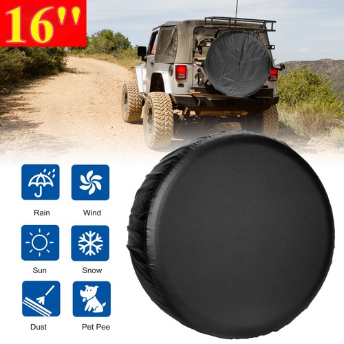 Universal spare tire cover - 16",