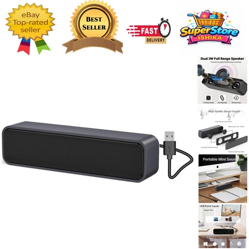 Compact wired usb - soundbar,