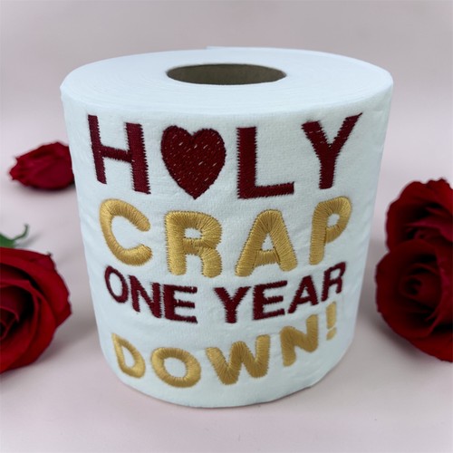 Novelty embroidered toilet - embroidered,