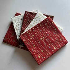 John Louden 100% Cotton Christmas Fat Quarter Bundles