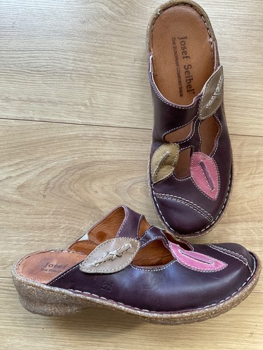 Joseph seibel purple clog - seibel,