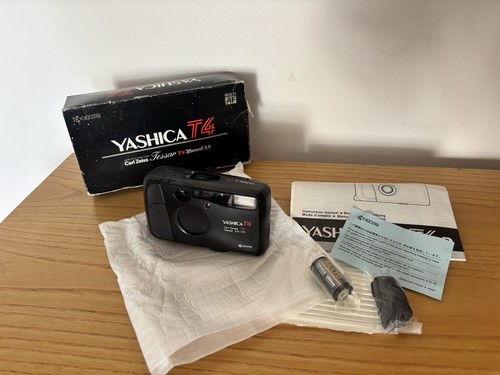 Yashica compact film camera - t4,