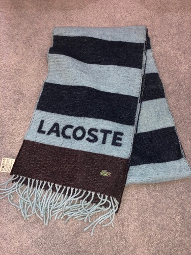 Lacoste scarf navy - scarf., light