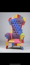 Throne Chair Multicolored 63"