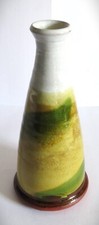 Rupert Blamire Studio Pottery Bud Vase, 19.5 cm. tall, Hand Thrown in Bristol.