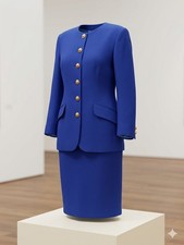 Jaeger Royal Blue Women Blazer