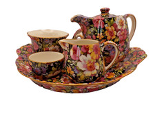James Kent Chintz Lydia 6 Piece Breakfast Set 100th Anniversary Limited Edition