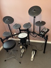ROLAND TD-11 Electronic Drum Kit with matching stool. Hardly used