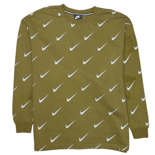 Nike women green crew neck - women’s,