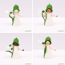 Felt Snowdrop with Flower in