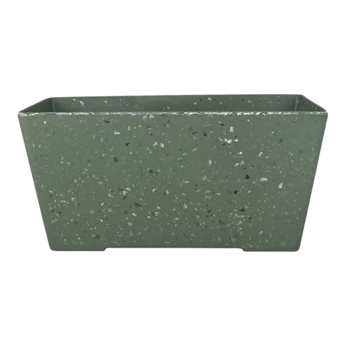 Earthy sage bamboo terrazzo - earthy,