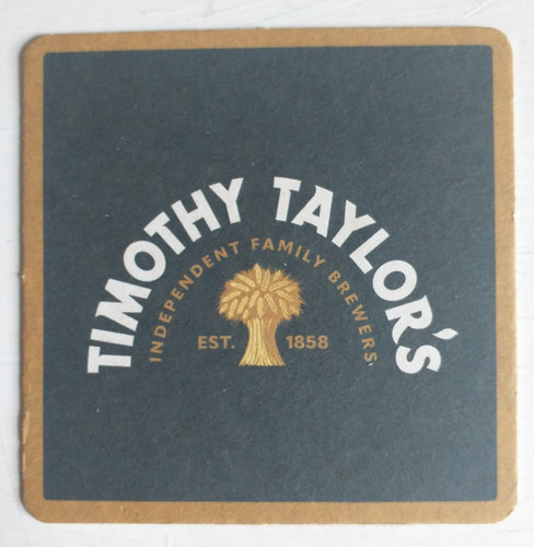 Beer mat timothy taylor - mat.timothy, taylor,indie