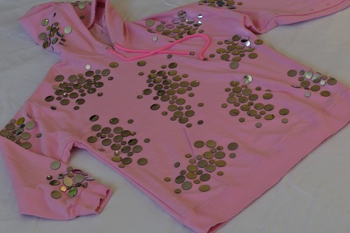 Pink mirror disc - mirror,