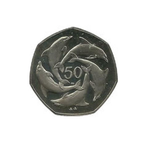 Gibraltar 50p coin - 50p,