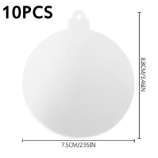 Clear Christmas Baubles