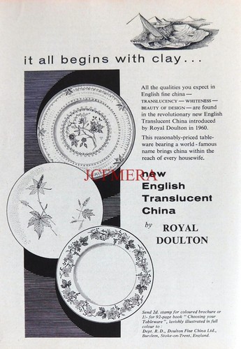 Royal doulton new english - doulton, 'new