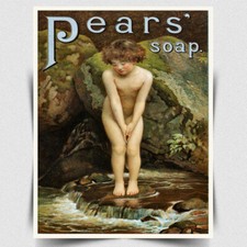 PEARS SOAP SIGN METAL PLAQUE