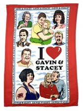 I love Gvain and Stacey Tea Towel, Gavin and Stacey, Barry Island