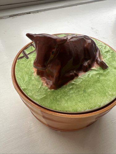 Vintage ceramic jersey cow - jersey,