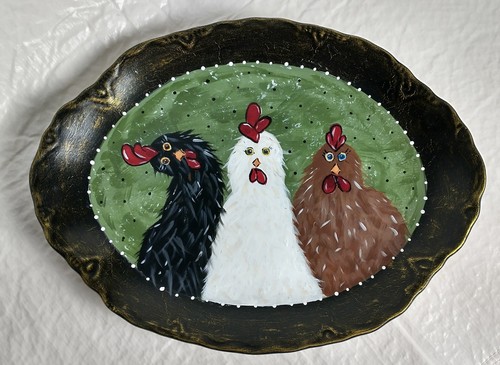Chicken painting 7 5 - painting, 7.5"