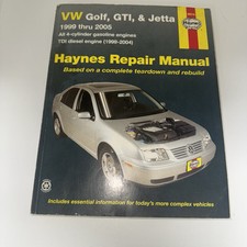VW Golf GTI & Jetta 1999-2005 Haynes Repair Manual (Paperback) 96018