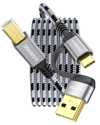 Printer cable 2 in - 10, ft,