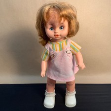 Vintage Bradgate Penny Puppy Walker Doll 14” with Sleeping Eyes Dressed 1970’s