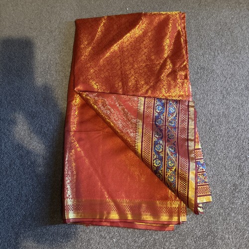 Beautiful red gold saree - beautiful,