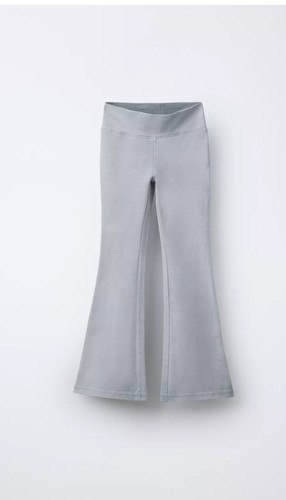 Zara girls light grey flared - light,