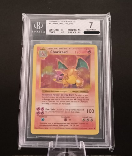 Charizard shadowless 102 bgs - charizard,