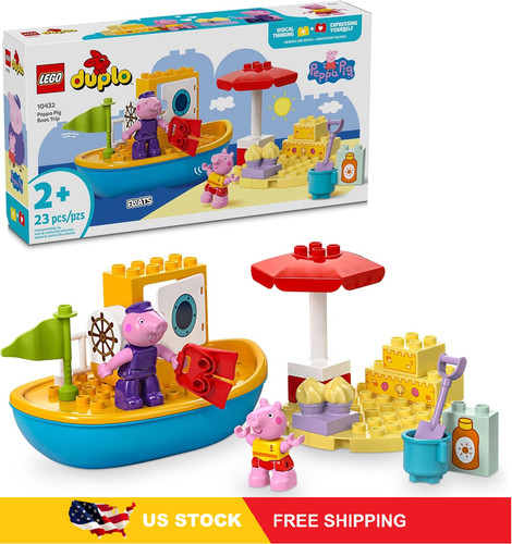 Lego duplo peppa pig - pig, boat