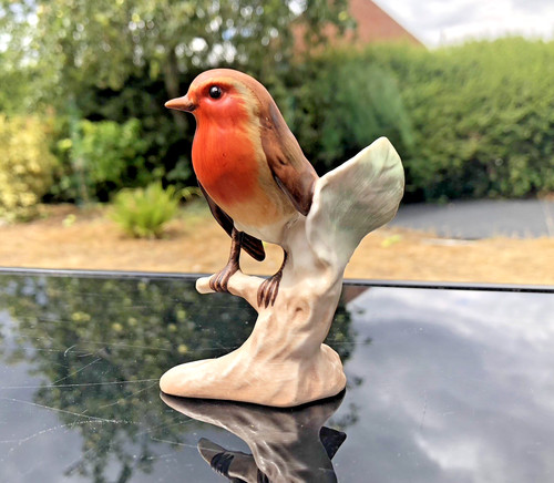 Vintage goebel porcelain robin - vintage,