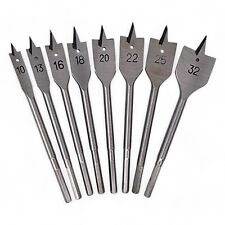FLAT WOOD DRILL BITS HIGH QUALITY SPADE HOLESAW MACHINE BIT WALLETED (6-38mm)