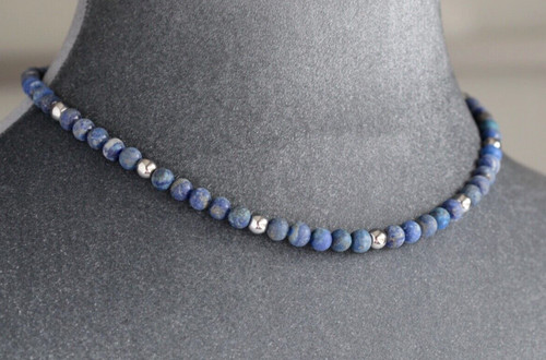 Matte lapis lazuli hematite - matte,
