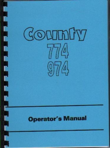 County 774 974 tractor - 774/974,