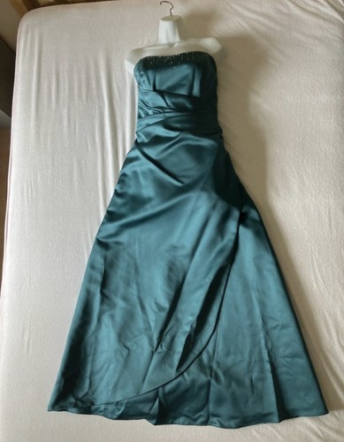 Teal full length - teal, strapless